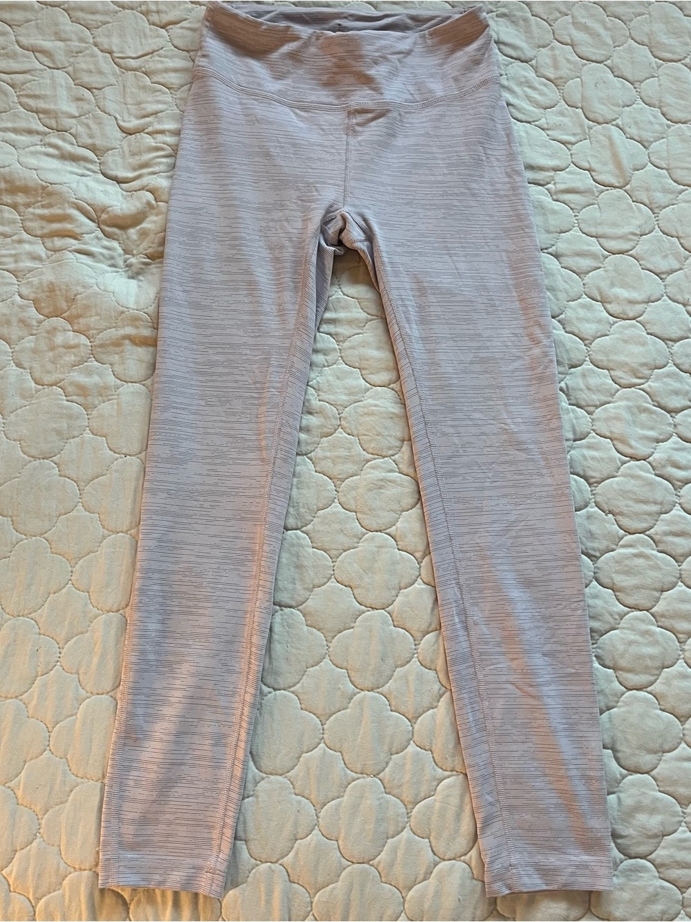 Outdoor Voices Light Purple Lavender Grey Cropped Active Leggings